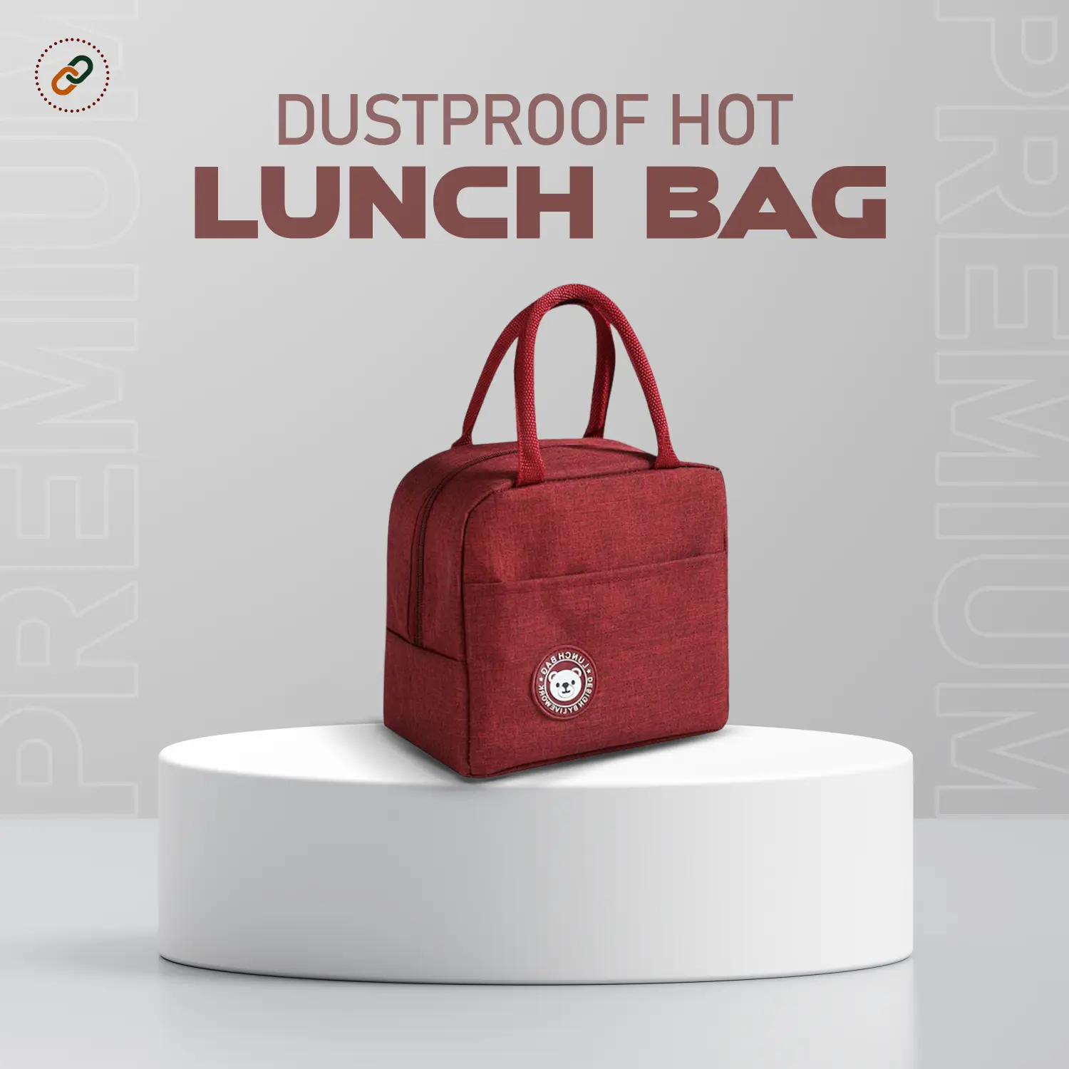 Dustproof Lunch Bag Large Red Dustproof Lunch Bag Large Red